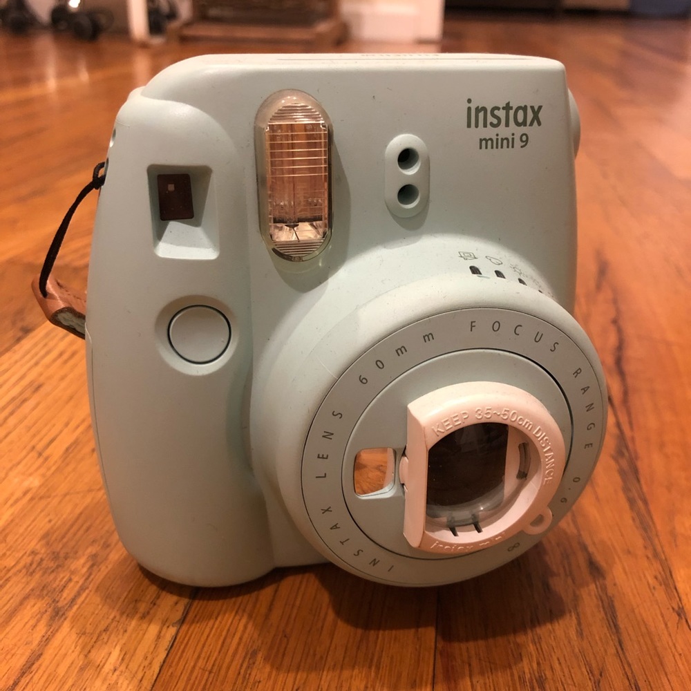 Light Blue Polaroid Camera!!